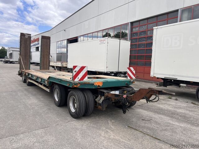Low loader trailer Humbaur HTD 409525-4A  4 Achs Tiefladeranhänger