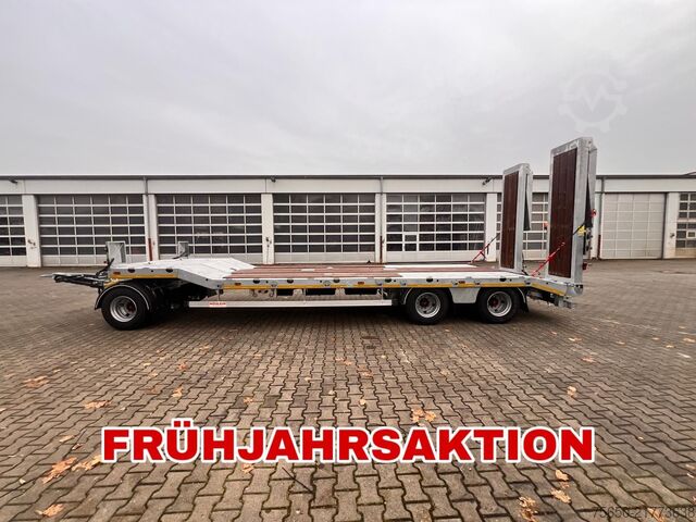 Low loader trailer Möslein T 3-6,60 VB 2t  3 Achs Tieflader, Luftgefedert