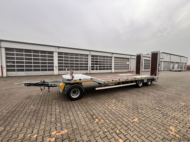 Low loader trailer Möslein T 3-6,60 VB 2t  3 Achs Tieflader, Luftgefedert