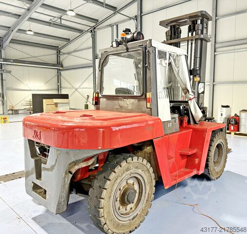 Forklift, industrial truck, rough terrain forklift HC Hangcha EP Equipment 8000 kg - CPCD 80 HW 14