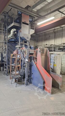 Drum blaster with rubber belt, blasting COGEIM TG1-3078