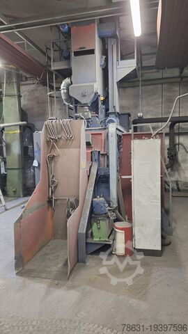 Drum blaster with rubber belt, blasting COGEIM TG1-3078