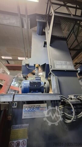 Drum blaster with rubber belt, blasting COGEIM TG1-3078