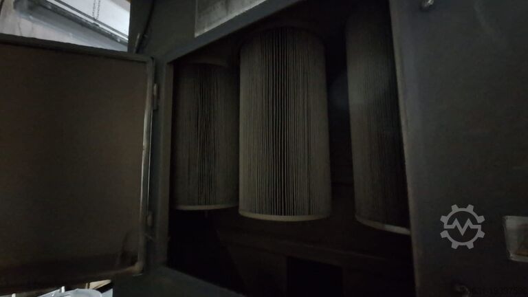 Drum blaster with rubber belt, blasting COGEIM TG1-3078