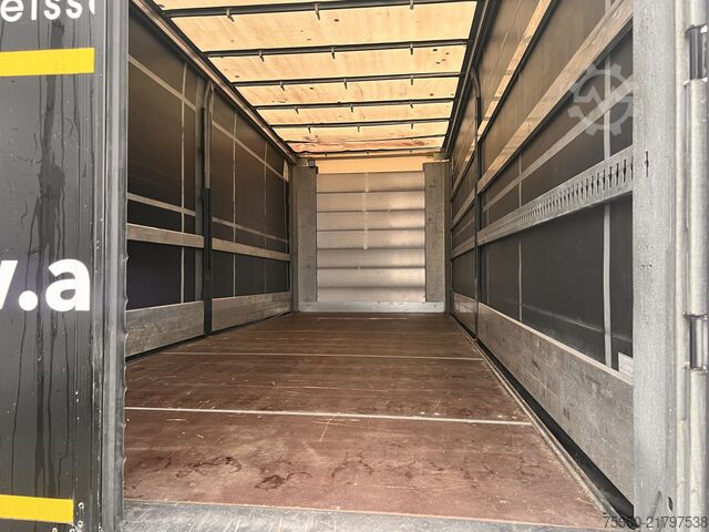 Open trailer with tarp Fliegl TPS135  13,5 t Tandemplanenanhänger, neuwertig