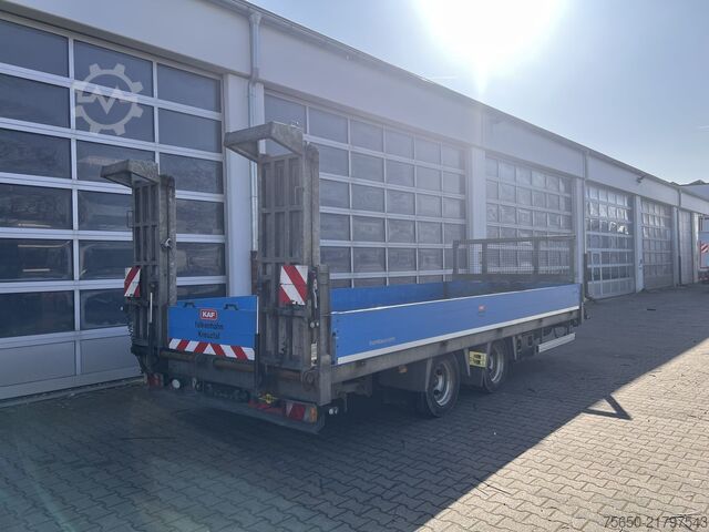 Low loader trailer Humbaur HBTZ 136224 TA-BS  13,6 t Tandemtieflader