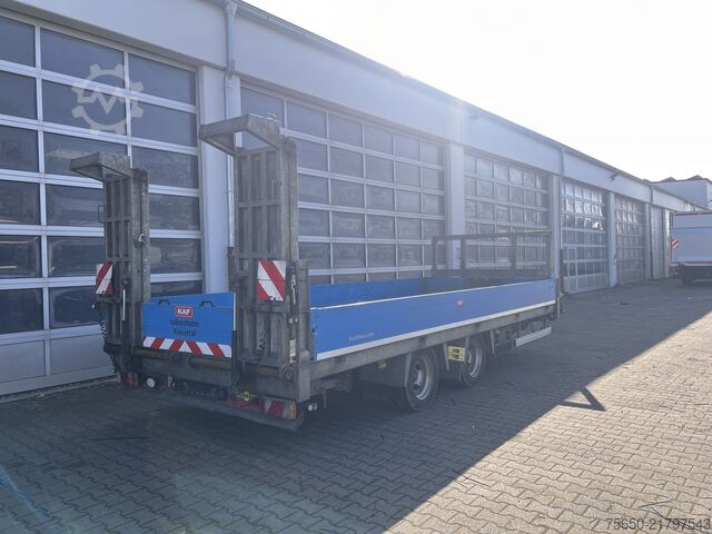 Low loader trailer Humbaur HBTZ 136224 TA-BS  13,6 t Tandemtieflader