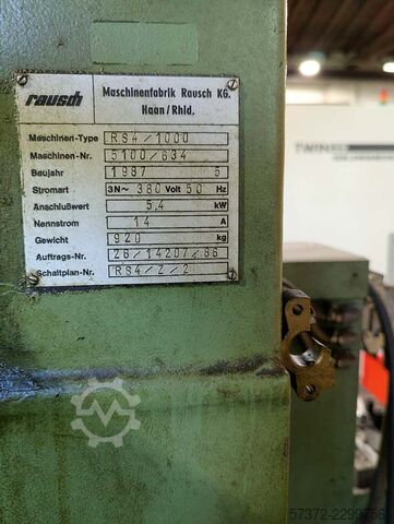 Broaching Machine Rausch RS4/1000