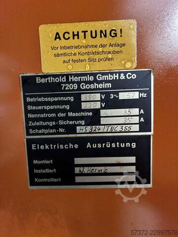 Universal CNC Production and Tool Milling Machine Berthold Hermle GmbH UWF 1001