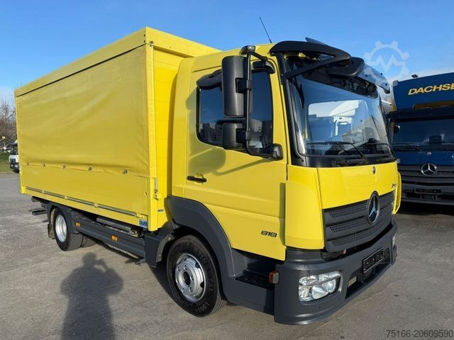 Curtain sider van MERCEDES-BENZ ATEGO 818 L Getränke-FZG 4,40 m*AHK*Diff-Sperre
