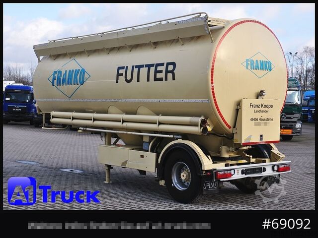 Siloauflieger FELDBINDER Welgro, 36m³, Silo  5 Kammern, Lenkachse,