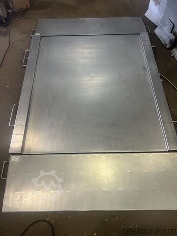 Gewicht 800 kg, Edelstahl 1200 x 1200 mm Radwag 