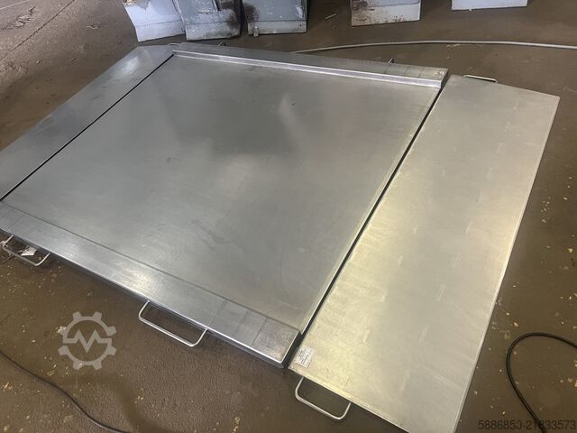 Gewicht 800 kg, Edelstahl 1200 x 1200 mm Radwag 