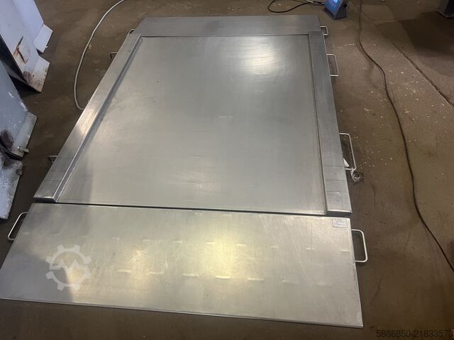 Gewicht 800 kg, Edelstahl 1200 x 1200 mm Radwag 
