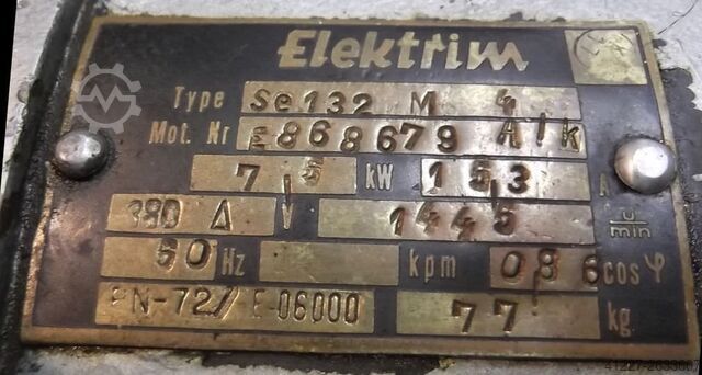 Electric motor 7.5 kW 1445 Rpm Elektrim** SE132M4