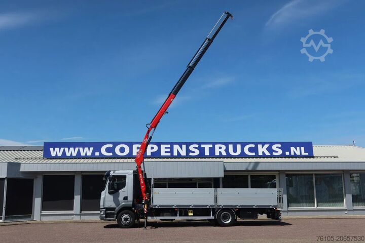 Crane DAF LF 260 Openwagen+ Kraan Fassi F85 B023+ Radio c...