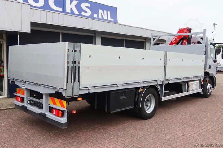 Crane DAF LF 260 Openwagen+ Kraan Fassi F85 B023+ Radio c...