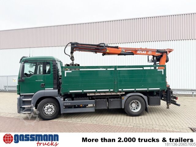 Kipper LKW MAN TGS 18.400 4x2 BL, Intarder, Heckkran Terex