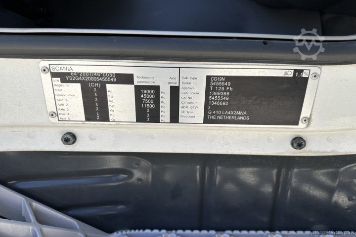 Standard tractor unit Scania G410 LA 4x2 Retarder / Swiss-Vehicle