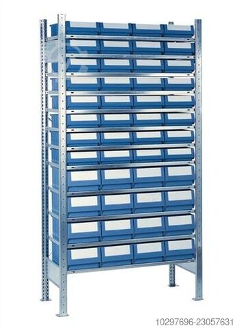 Boltless shelving unit H2000xW1000xD400mm - 1 unit  