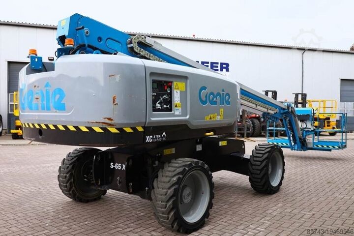 Telescopic boom lift Genie S65XC Guarantee! Diesel, 4x4 Drive, 21.8m Working