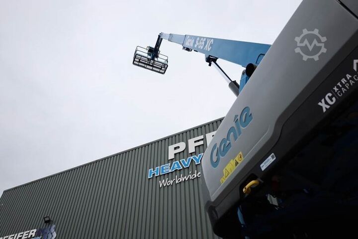 Telescopic boom lift Genie S65XC Guarantee! Diesel, 4x4 Drive, 21.8m Working