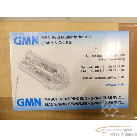 Component GMN HF-Spindel HSP150DH 381 12 kW 350Hz 7000rpm 400V SN: 378199 --