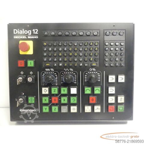 Component Grundig Dialog 12 Deckel Maho Bedienfeld / Tastatur für FP4-60