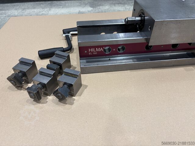 Machine vice precision clamp Roemheld Hilma EL 160 CNC