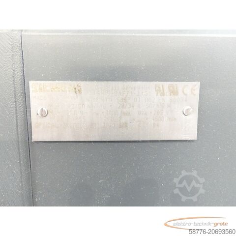 Control unit Siemens 1FT6105-8AF71-3AG1 Synchronservomotor SN:YFN114586703002