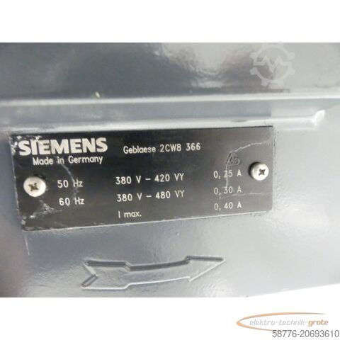 Control unit Siemens 1FT6136-6SF71-8EL7 Motor SN YF B427167105001 + Gebläse generalüberholt mit 12 Monaten Gewährleistung