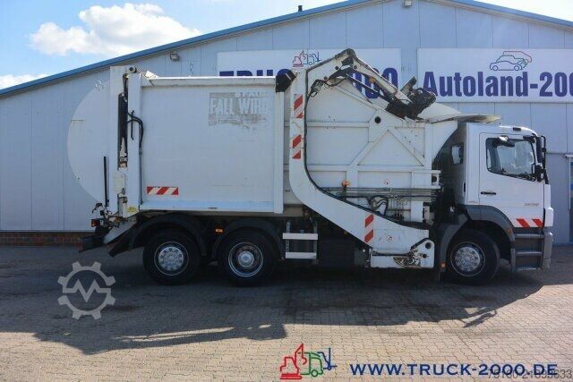 Garbage truck Mercedes-Benz Axor 2529 Faun Überkopf Frontlader 25 m³ 1.Hand