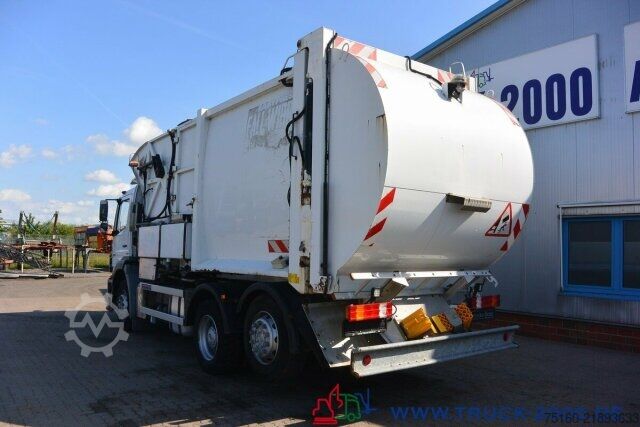 Garbage truck Mercedes-Benz Axor 2529 Faun Überkopf Frontlader 25 m³ 1.Hand