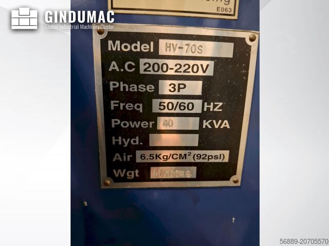 Vertical Machining Centre HARTFORD HV-70S