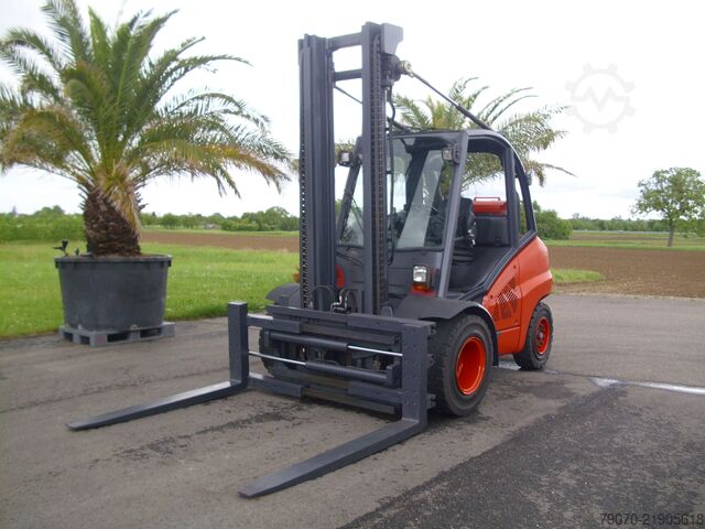 Front loader forklift Linde H50T-01-X394 - TELE -ZVG/SS - KABINE/HZG