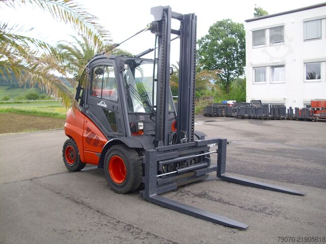 Front loader forklift Linde H50T-01-X394 - TELE -ZVG/SS - KABINE/HZG