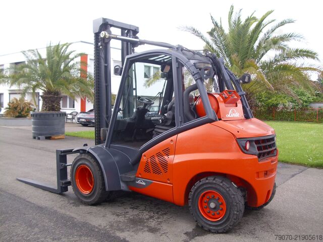 Front loader forklift Linde H50T-01-X394 - TELE -ZVG/SS - KABINE/HZG