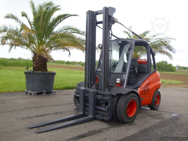 Front loader forklift Linde H50T-01-X394 - TELE -ZVG/SS - KABINE/HZG