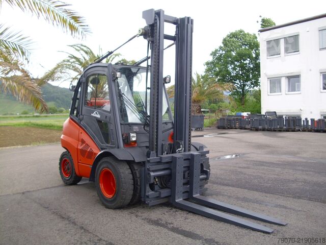 Front loader forklift Linde H50T-01-X394 - TELE -ZVG/SS - KABINE/HZG