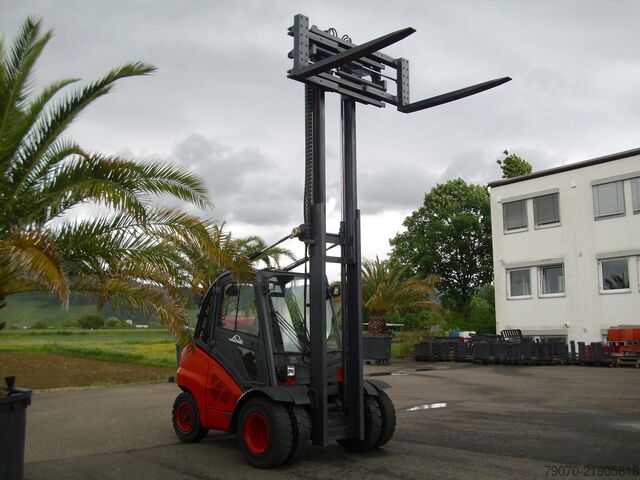 Front loader forklift Linde H50T-01-X394 - TELE -ZVG/SS - KABINE/HZG