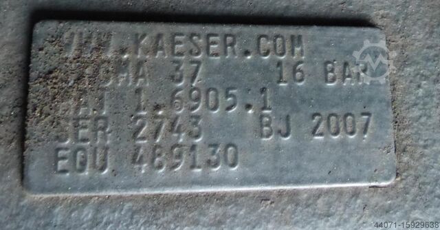 Schraubenkompressor Kaeser DSDX243 132 kW