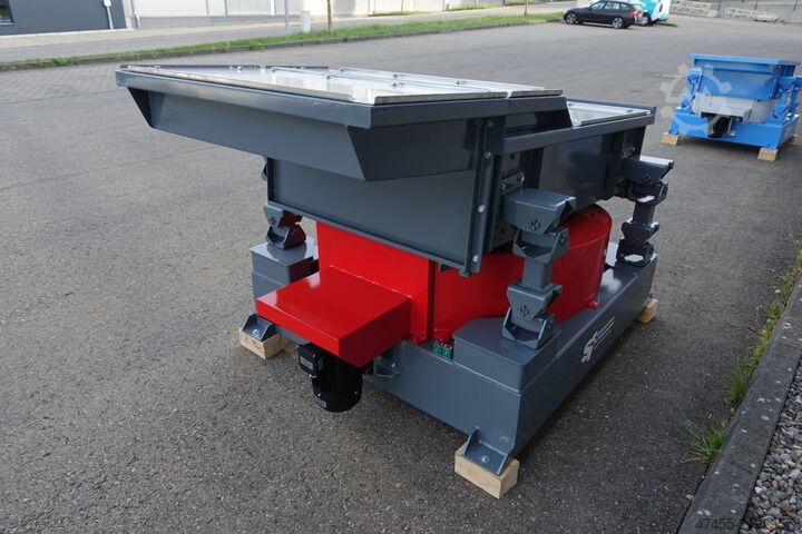 Screening machine | Oscillating Screen S&F GmbH - Siebmaschinen u Fördertechnik ASM-200