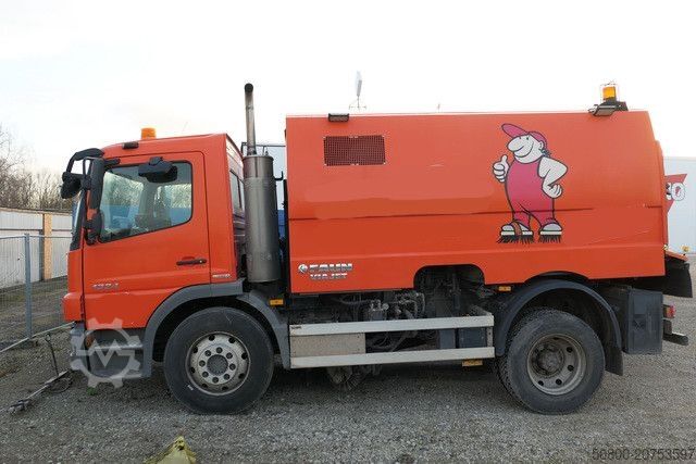 Kehrmaschine MERCEDES-BENZ 1323 L Atego 4x2, Faun Vaajet 6 R, Wassertank