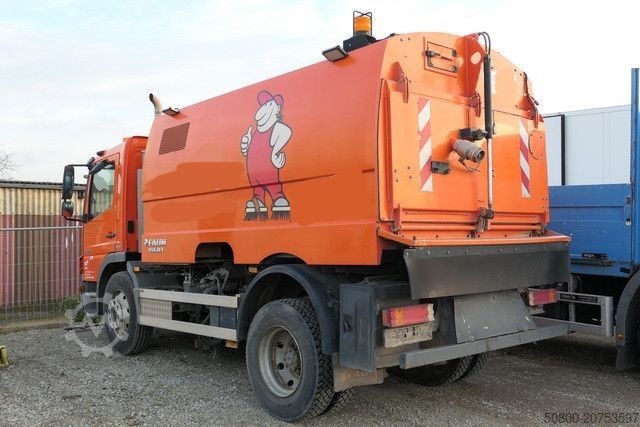 Kehrmaschine MERCEDES-BENZ 1323 L Atego 4x2, Faun Vaajet 6 R, Wassertank
