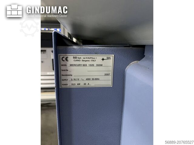 CO2-Laserschneidmaschine SEI MERCURY 603 1520 350W