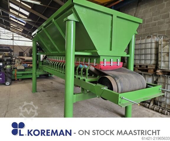 Dosing Belt Conveyor Kleemann with Hopper Kleemann Dosing Belt Conveyor with Hopper