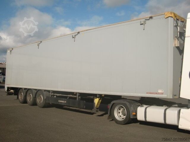 Walking floor semitrailer Schwarzmüller J-Serie 91m³ Cargofloor 10mm Bremsen neu