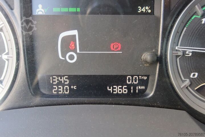 Koffer DAF CF 410 Bak+Klep Dhollandia 2.000 kg Slaapcabine