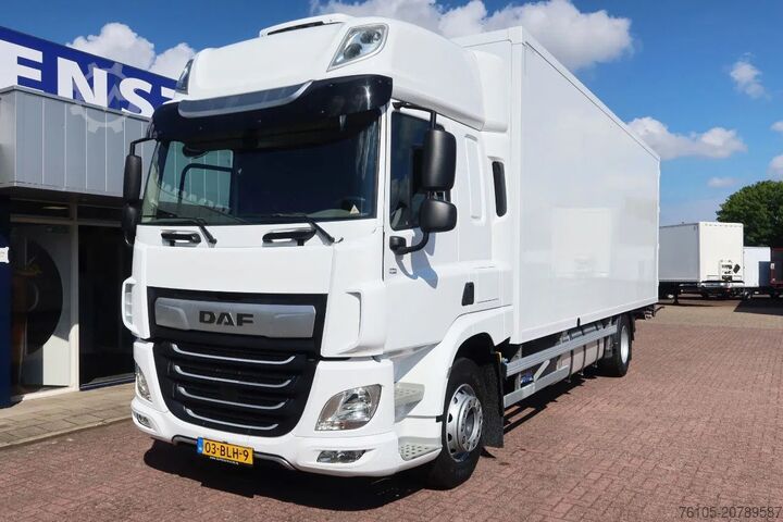 Koffer DAF CF 410 Bak+Klep Dhollandia 2.000 kg Slaapcabine