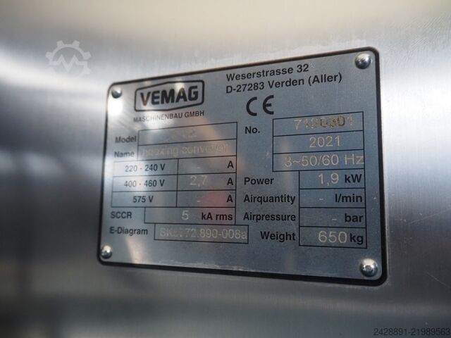 Indexing belt conveyor Vemag 712